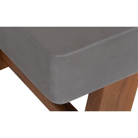 ΤΡΑΠΕΖΙ ΤΡΑΠΕΖΑΡΙΑΣ FIBER CEMENT & ΞΥΛΟ ΑΚΑΚΙΑΣ MAEVE HM6596.01 ΓΚΡΙ 160x90x75Υεκ