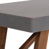 ΤΡΑΠΕΖΙ ΤΡΑΠΕΖΑΡΙΑΣ FIBER CEMENT & ΞΥΛΟ ΑΚΑΚΙΑΣ MAEVE HM6596.01 ΓΚΡΙ 160x90x75Υεκ