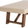 ΤΡΑΠΕΖΙ ΜΕΣΗΣ FIBER CEMENT & ΞΥΛΟ ΑΚΑΚΙΑΣ MAEVE HM6595.02 ΜΠΕΖ  130x70x46Υεκ.