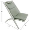 ΠΟΛΥΘΡΟΝΑ RELAX REMUS HM6642.07 ΑΛΟΥΜΙΝΙΟ & ΣΧΟΙΝΙ OLEFIN ΣΕ OLIVE GREEN 63x87x94Υεκ