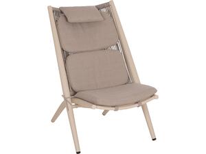 ΠΟΛΥΘΡΟΝΑ RELAX REMUS HM6642.04 ΑΛΟΥΜΙΝΙΟ ΣΑΜΠΑΝΙ-ΣΧΟΙΝΙ OLEFIN ΜΠΕΖ 63x87x94Υεκ.