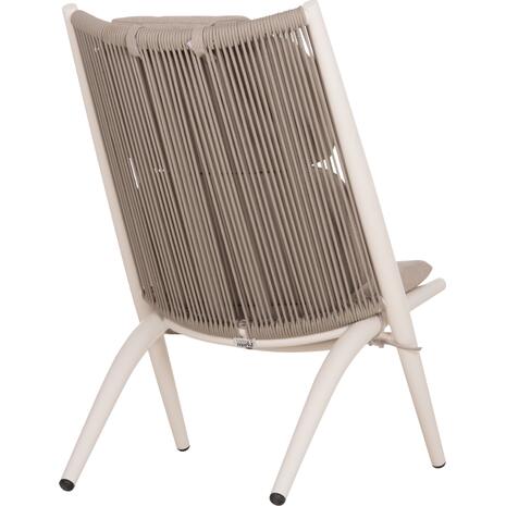 ΠΟΛΥΘΡΟΝΑ RELAX REMUS HM6642.02 ΑΛΟΥΜΙΝΙΟ ΛΕΥΚΟ-ΣΧΟΙΝΙ OLEFIN ΜΠΕΖ 63x87x94Υεκ.