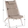 ΠΟΛΥΘΡΟΝΑ RELAX REMUS HM6642.02 ΑΛΟΥΜΙΝΙΟ ΛΕΥΚΟ-ΣΧΟΙΝΙ OLEFIN ΜΠΕΖ 63x87x94Υεκ.