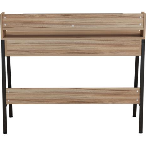 ΓΡΑΦΕΙΟ OLIVIER HM2129.02 ΜΕΛΑΜΙΝΗ ΣΕ ΚΑΡΥΔΙ-ΜΑΥΡΟ-ΜΑΥΡΟΣ ΜΕΤΑΛΛΙΚΟΣ ΣΚΕΛΕΤΟΣ 104x48x89Υεκ