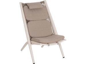 ΠΟΛΥΘΡΟΝΑ RELAX REMUS HM6642.02 ΑΛΟΥΜΙΝΙΟ ΛΕΥΚΟ-ΣΧΟΙΝΙ OLEFIN ΜΠΕΖ 63x87x94Υεκ.
