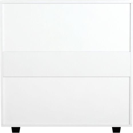 ΣΥΡΤΑΡΙΕΡΑ ME 4 ΣΥΡΤΑΡΙΑ THORG HM8996.03 ΜΕΛΑΜΙΝΗ ΣΕ ΛΕΥΚΟ 80x40x83Yεκ.