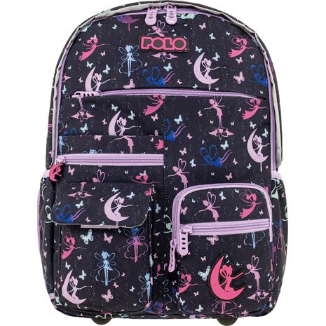 Τσάντα Πλάτης δημοτικού Polo Youngster Fairy 2+1 Θέσεων 22lt 901068-8441 2026