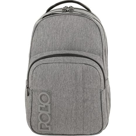 Τσάντα πλάτης 2+1 θέσεων Polo Genius Γκρι Μελανζε 901062-2300 28lt 2026