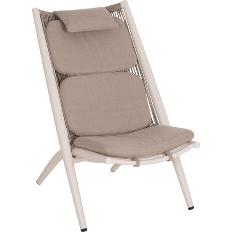 ΠΟΛΥΘΡΟΝΑ RELAX REMUS HM6642.02 ΑΛΟΥΜΙΝΙΟ ΛΕΥΚΟ-ΣΧΟΙΝΙ OLEFIN ΜΠΕΖ 63x87x94Υεκ.