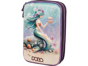 Κασετίνα τετράγωνη Polo Orbit Mermaid  2 Θέσεων 937056-8426 2026