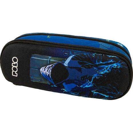 Κασετίνα οβάλ Polo Kinetic Hacker Μπλε 2 θέσεων 937072-8428 2026