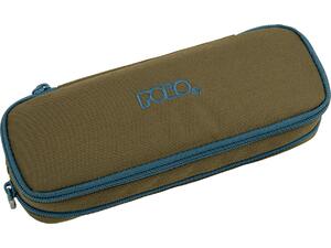 Κασετίνα διπλή Polo Duo Box III Λαδί/μπλε (937004-6558) 2026