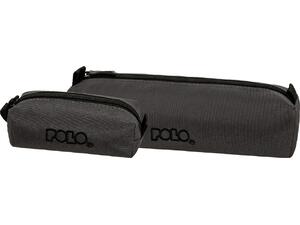 Κασετίνα βαρελάκι με πορτοφολάκι Polo Titanium/Black - Τιτάνιο/Μαύρο (937006-2620)
