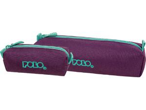 Κασετίνα βαρελάκι με πορτοφολάκι Polo Eggplant/Turquoise - Μελιτζανί/Τιρκουάζ (937006-4859)