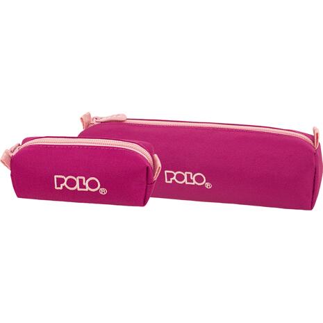 Κασετίνα βαρελάκι με πορτοφολάκι Polo Fuchia/Pink - Φούξια/Ροζ (937006-4438)