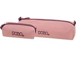 Κασετίνα βαρελάκι με πορτοφολάκι Polo Pink/Purple - Ροζ/Μωβ (937006-3947)