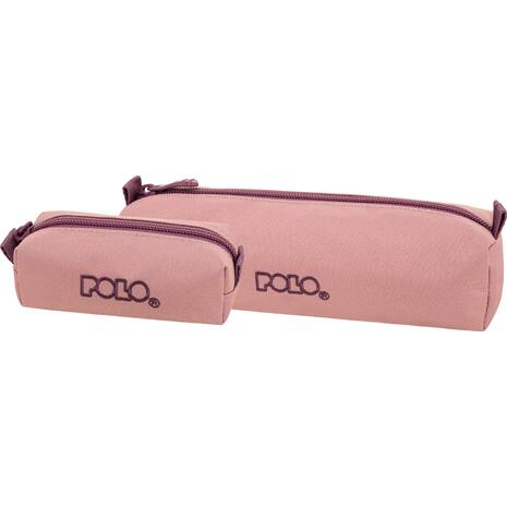 Κασετίνα βαρελάκι με πορτοφολάκι Polo Pink/Purple - Ροζ/Μωβ (937006-3947)