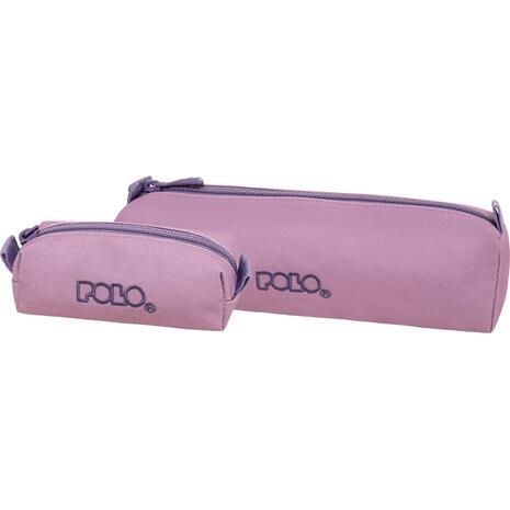 Κασετίνα βαρελάκι με πορτοφολάκι Polo Violet/Intigo - Βιολετί/Λουλακί (937006-4649)