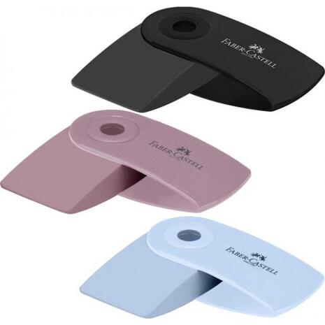 Γόμα καπάκι Faber-Castell Sleeve Mini Rose Shadows/Sky Blue/Black (διάφορα σχέδια)182477