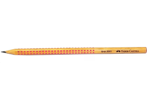 Μολύβι Faber-Castell Grip 2001 φυσικό ξύλο/ροζ HB (217052)