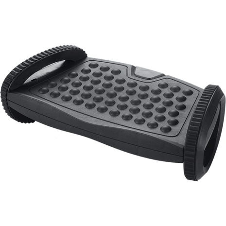 Υποπόδιο γραφείου Turikan 41.7x22.5x13.5cm ανακλινόμενο Μαύρο (Μαύρο)