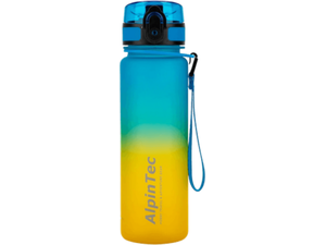 Παγούρι Alpintec BPA-FREE πλαστικό Tritan 500ml Mood δίχρωμο Μπλε/Κίτρινο