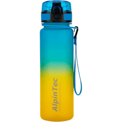 Παγούρι Alpintec BPA-FREE πλαστικό Tritan 500ml Mood δίχρωμο Μπλε/Κίτρινο