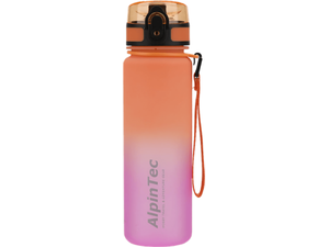 Παγούρι Alpintec BPA-FREE πλαστικό Tritan 500ml Mood δίχρωμο Πορτοκαλί/Ροζ