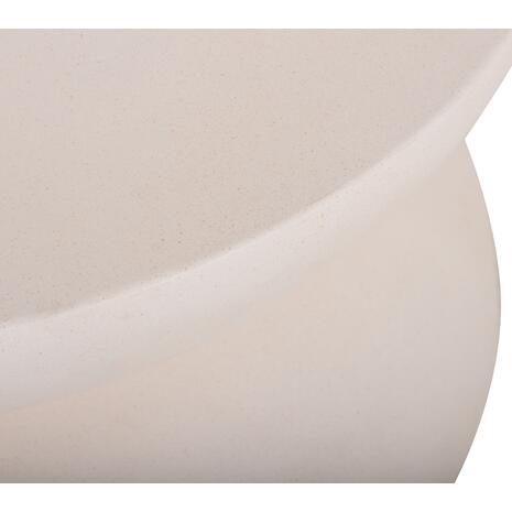 ΤΡΑΠΕΖΙ ΣΑΛΟΝΙΟΥ ANNA HM18158.02 FIBER CEMENT ΣΕ ΛΕΥΚΟ--Φ92x44.5Υεκ