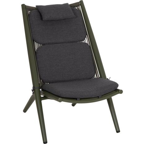 ΠΟΛΥΘΡΟΝΑ RELAX REMUS HM6642.07 ΑΛΟΥΜΙΝΙΟ & ΣΧΟΙΝΙ OLEFIN ΣΕ OLIVE GREEN 63x87x94Υεκ