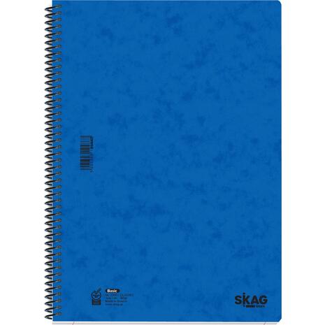 Τετράδιο σπιραλ SKAG Basic Α4 3 θεμάτων (276115) (Διάφορα σχέδια)