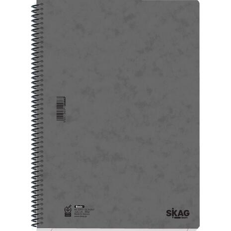 Τετράδιο σπιράλ Skag Basic Πρεσπάν A4 1 θέμα 312813