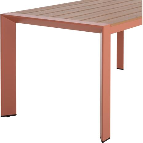 ΤΡΑΠΕΖΙ ΕΞΩΤ.ΧΩΡΟΥ GOYA HM6059.08 ΑΛΟΥΜΙΝΙΟ ΣE TERRACOTTA & POLYWOOD 160X80Χ75Υεκ.