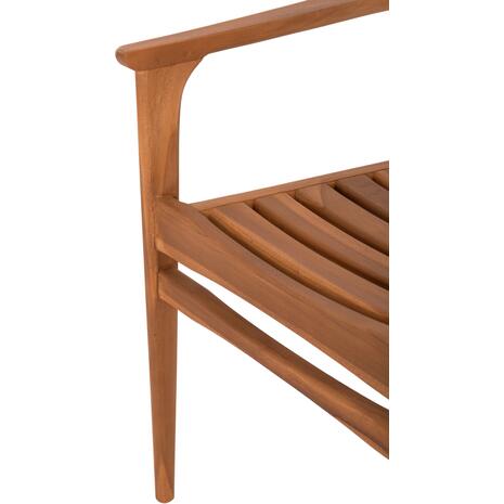 ΠΟΛΥΘΡΟΝΑ BOZZY HM9935 ΜΑΣΙΦ ΞΥΛΟ TEAK ΣΕ ΦΥΣΙΚΟ 58x61x80,5Υ (σετ 2 τεμαχίων)