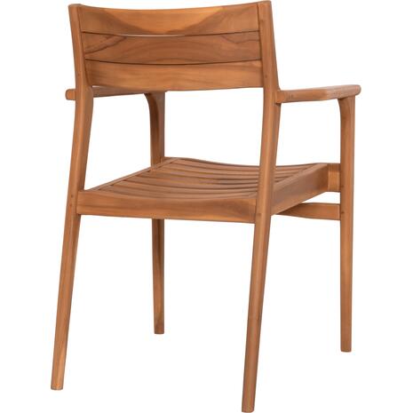 ΠΟΛΥΘΡΟΝΑ BOZZY HM9935 ΜΑΣΙΦ ΞΥΛΟ TEAK ΣΕ ΦΥΣΙΚΟ 58x61x80,5Υ (σετ 2 τεμαχίων)