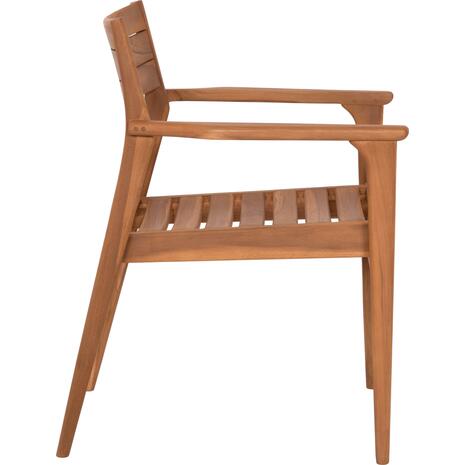 ΠΟΛΥΘΡΟΝΑ BOZZY HM9935 ΜΑΣΙΦ ΞΥΛΟ TEAK ΣΕ ΦΥΣΙΚΟ 58x61x80,5Υ (σετ 2 τεμαχίων)