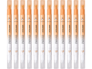 Μαρκαδόρος υπογράμμισης Writech Erasable με μελάνι που σβήνει Chisel 1-4mm Πορτοκαλί