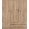 ΝΤΟΥΛΑΠΑ 3ΦΥΛΛΗ CARLY HM384.02 ΜΕ ΔΥΟ ΣΥΡΤΑΡΙΑ SONAMA 150X55Χ180Υεκ.