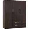 ΝΤΟΥΛΑΠΑ 3ΦΥΛΛΗ CARLY HM384.01 ΜΕ ΔΥΟ ΣΥΡΤΑΡΙΑ ZEBRANO 150X55Χ180Υεκ.