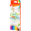 Ξυλομπογιές ζωγραφικής Deli Colorun Metallic Φ3.0mm (12 χρώματα)