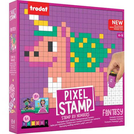 Δημιουργικό παιχνίδι με σφραγίδες Trodat Pixel stamp Fantasy