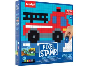 Δημιουργικό παιχνίδι με σφραγίδες Trodat Pixel stamp Vehicles
