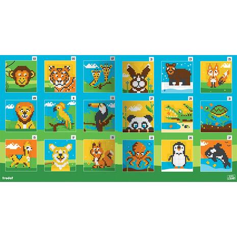 Δημιουργικό παιχνίδι με σφραγίδες Trodat Pixel stamp Animals