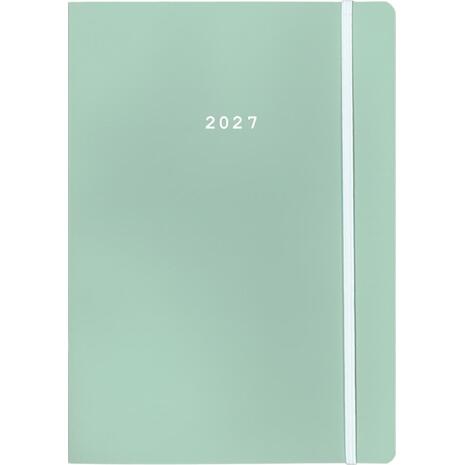 Ημερολόγιο ημερήσιο Next Flexi Pastel με λάστιχο 2027 14x21εκ ανοιχτό πράσινο