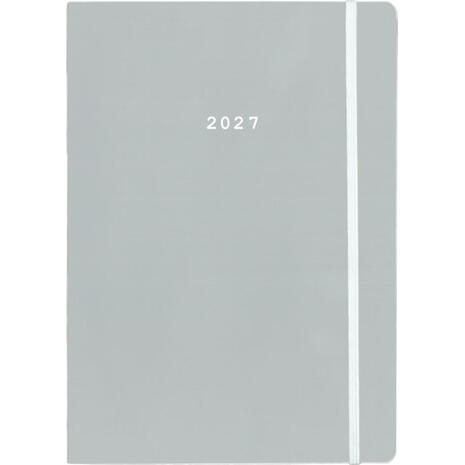 Ημερολόγιο ημερήσιο Next Flexi Pastel με λάστιχο 2027 14x21εκ γκρι