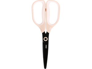 Ψαλίδι γραφείου Deli Linfini μαλακή λαβή 17.5cm (L+R) Ροζ