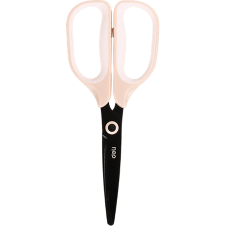 Ψαλίδι γραφείου Deli Linfini μαλακή λαβή 17.5cm (L+R) Ροζ