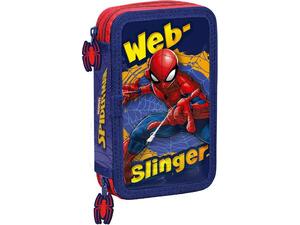 Κασετίνα σχολική γεμάτη Spiderman Υ20x12x4εκ.