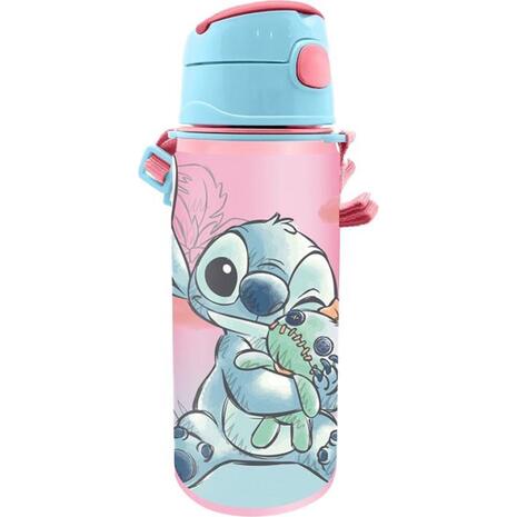 Παγούρι αλουμινίου "Stitch" με λουράκι 600ml