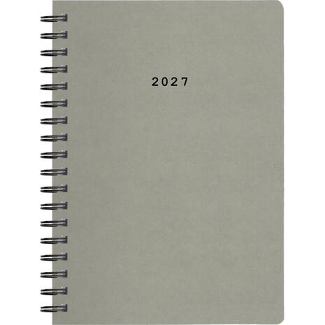 Ημερολόγιο ημερήσιο σπιράλ Next Classic 2027 14x21εκ. Γκρι (02198-08-27)
